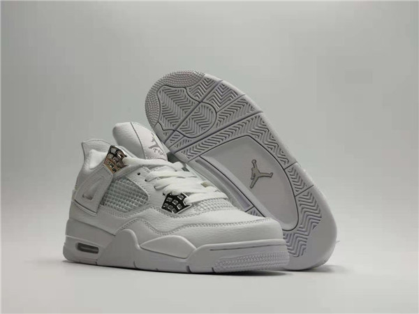 Men's Hot Sale Running weapon Air Jordan 4 White Shoes 094